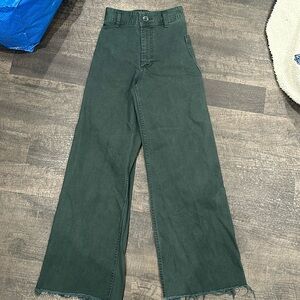 Zara marine straight jeans